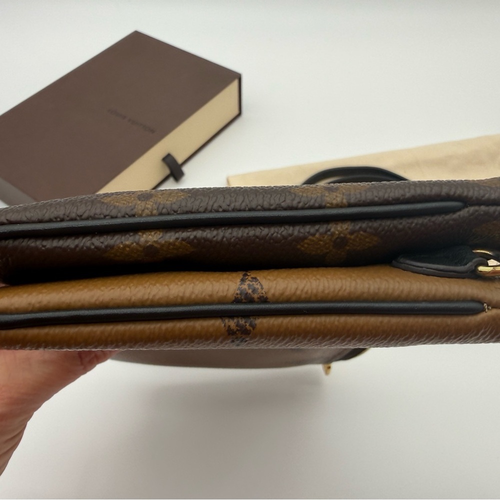 Louis Vuitton Reverse Giant Double Zip Pochette - Picture 16 of 16
